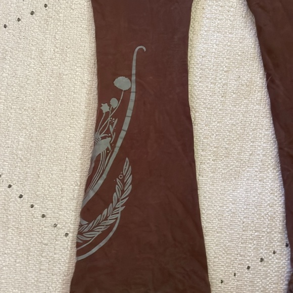 Hurley brown wide bottom sweat pants - Picture 7 of 7